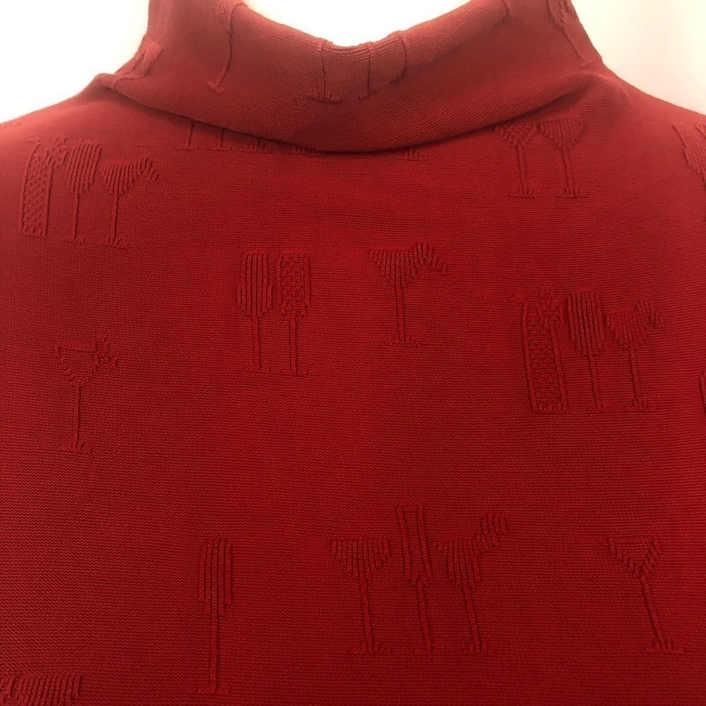 Body Con Second Skin Cocktail Print Shirt - Picture 3 of 9